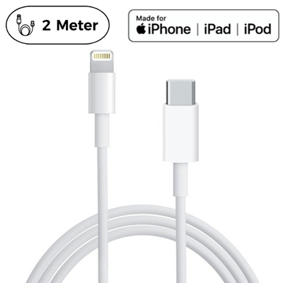 Original MFi USB C 3.1 til Lightning Kabel | iPhone/iPad - 2 Meter