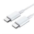 3-pak 25W USB-C + 1 Meter USB-C Kabel til iPhone 15 / iPhone 16 / iPhone 17