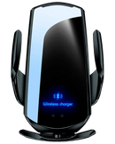 Mobilholder med trådløs oplader 15W