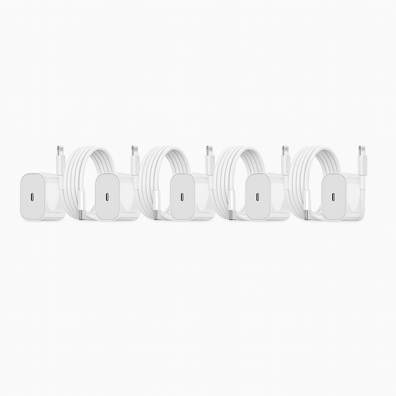25W USB-C + 1 Meter USB-C Kabel til iPhone 15 / iPhone 16 / iPhone 17