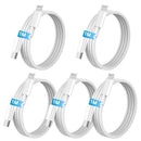 5-Pak USB C til Lightning Kabel til iPhone 14 / iPhone 13 / iPhone 12 / iPhone 11/ iPhone X