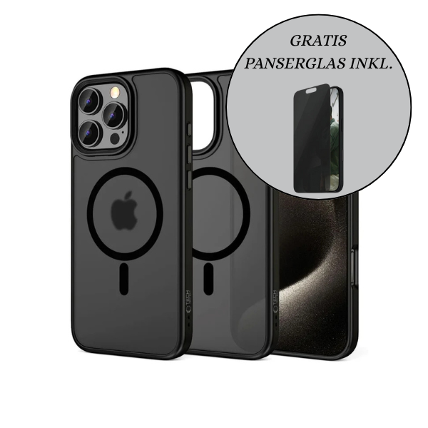 iPhone magsafe Cover + iPhone Panzer glazz/Beskyttelsesglas
