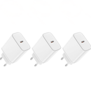 3-pak 25W USB-C Oplader til iPhone & iPad