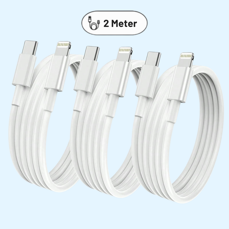 Original MFi USB C 3.1 til Lightning Kabel | iPhone/iPad - 2 Meter