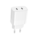 25W Adapter med Dobbel USBC port