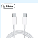 USB-C til USB-C kabel - 1 Meter til iPhone 15 / iPhone 16 / iPhone 17
