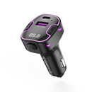 Biloplader m. USB-A & USB-C / FM Bluetooth Transmitter - Sort