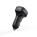 Biloplader m. USB-A & USB-C / FM Bluetooth Transmitter - Sort