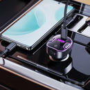Biloplader m. USB-A & USB-C / FM Bluetooth Transmitter - Sort