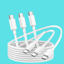 3 stk USB-C til USB-C kabel  til iPhone 15 / iPhone 16 / iPhone 17/ iPhone 18