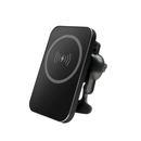 Magnetisk Mobilholder til Ventilation m. Trådløs Opladning 15W - Sort