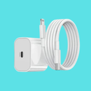 25W USB-C +  USB-C til Lightning kabel iPhone 14 / iPhone 13 / iPhone 12 / iPhone 11/ iPhone X