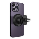 Magnetisk Mobilholder 15W Trådløs Oplader - MagSafe Kompatibel - Sort