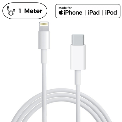 USB-C til Lightning Kabel MFi  | iPhone 14 / iPhone 13 / iPhone 12 / iPhone 11/ iPhone X