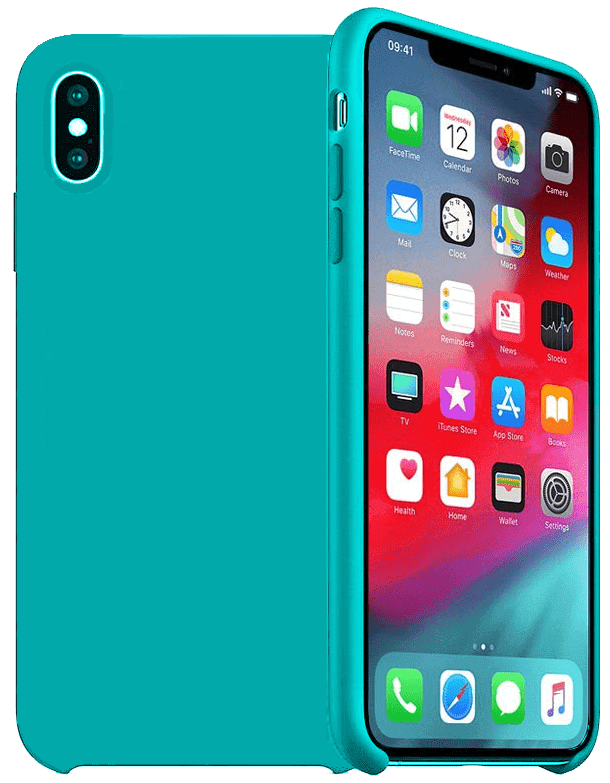 iPhone Silikone Cover - Lyseblå