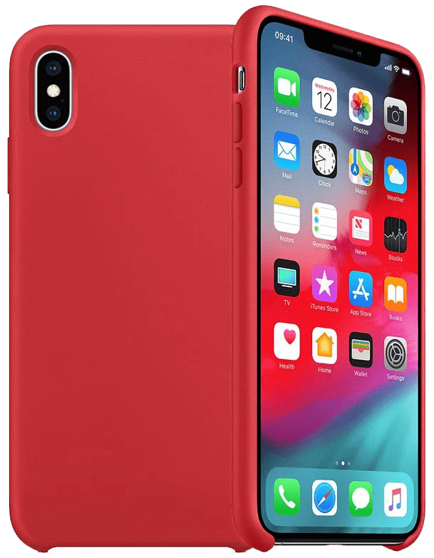 iPhone Silikone Cover - Rød