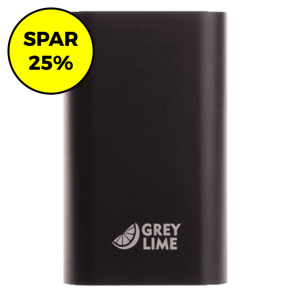 GreyLime Power Tough - 5.200 mAh - Sort