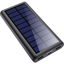 Solcelle Powerbank 26800 mAh | 2x USB Outputs (2,1A & 1A)
