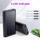 Solcelle Powerbank 26800 mAh | 2x USB Outputs (2,1A & 1A)